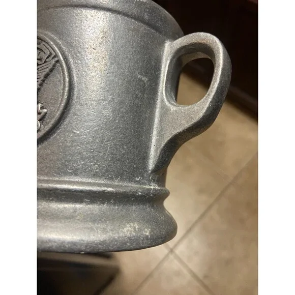 Vintage US Bicentennial Pewter Metal 1976 Coffee Mug Rare Patriotic USA Eagle 70 - Picture 3 of 4